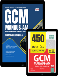 Capa Combo Prefeitura de Manaus - AM 2026 - Guarda Municipal