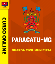 Capa Curso Prefeitura de Paracatu-MG 2026 - Guarda Civil Municipal