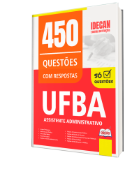 Capa Caderno de Questões UFBA - Assistente Administrativo - 450 Questões Gabaritadas