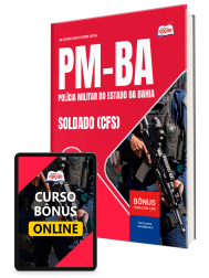 Capa Apostila PM-BA 2026 - Soldado (CFS)