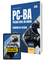 Capa Apostila PC-BA 2026 - Escrivão de Polícia