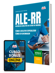 Capa Apostila ALE-RR 2026 - Técnico Legislativo Especializado - Técnico em Enfermagem
