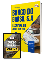 Capa Apostila Banco do Brasil  2026 - Escriturário - Agente Comercial