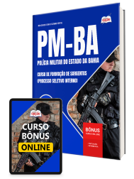 Capa Apostila PM-BA 2026 - Curso de Formação de Sargentos (Processo Seletivo Interno)