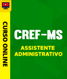 Capa Curso CREF-MS 2026 - Assistente Administrativo