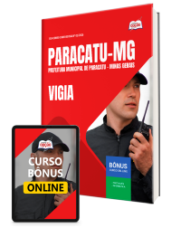 Capa Apostila Prefeitura de Paracatu - MG 2026 - Vigia