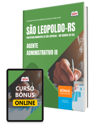 Capa Apostila Prefeitura de São Leopoldo - RS 2026 - Agente Administrativo III