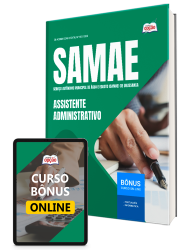 Capa Apostila SAMAE de Urussanga-SC 2026 - Assistente Administrativo