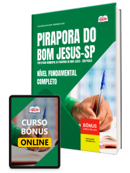 Capa Apostila Prefeitura de Pirapora do Bom Jesus-SP 2026 - Nível Fundamental Completo