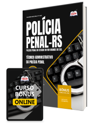 Capa Apostila Polícia Penal-RS 2026 - Técnico Administrativo da Polícia Penal