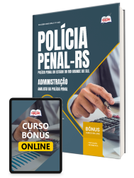 Capa Apostila Polícia Penal-RS 2026 - Analista da Polícia Penal - Administração