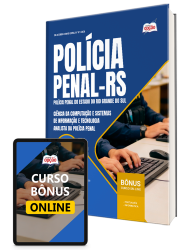 Capa Apostila Polícia Penal-RS 2026 - Analista da Polícia Penal - Ciência da Computação e Sistemas de Informação e Tecnologia