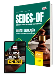 Capa Apostila SEDES-DF 2026 - Especialista em Desenvolvimento e Assistência Social (EDAS) - Direito e Legislação