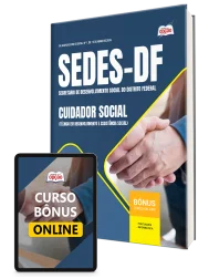 Capa Apostila SEDES-DF 2026 - Cuidador Social