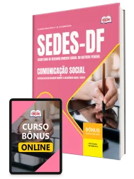 Capa Apostila SEDES-DF 2026 - Especialista em Desenvolvimento e Assistência Social (EDAS) - Comunicação Social
