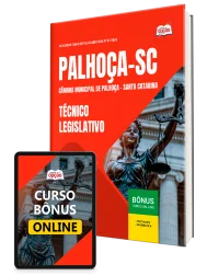Capa Apostila Câmara de Palhoça-SC 2026 - Técnico Legislativo