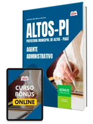 Capa Apostila Prefeitura de Altos-PI 2026 - Agente Administrativo
