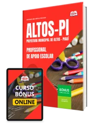 Capa Apostila Prefeitura de Altos-PI 2026 - Profissional de Apoio Escolar