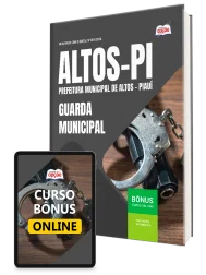 Capa Apostila Prefeitura de Altos-PI 2026 - Guarda Municipal