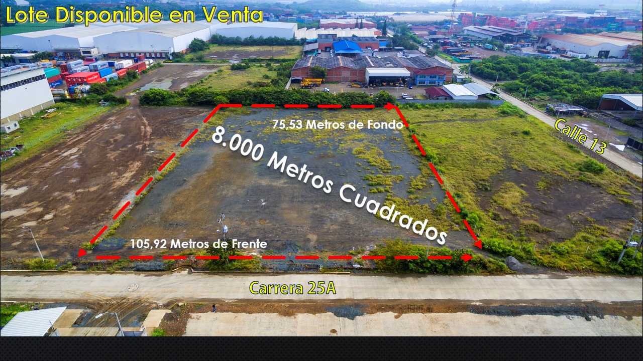 Lote en venta en Zona Industrial, Yumbo, 8000 m² · foto 3 de 4