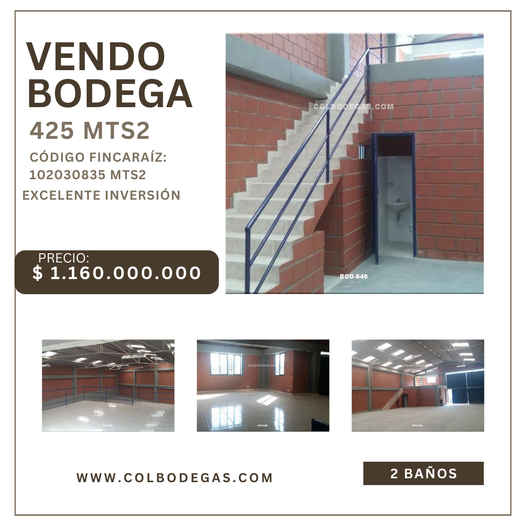 Bodega en venta en La Badea, Dosquebradas, 425 m² · foto 9 de 9