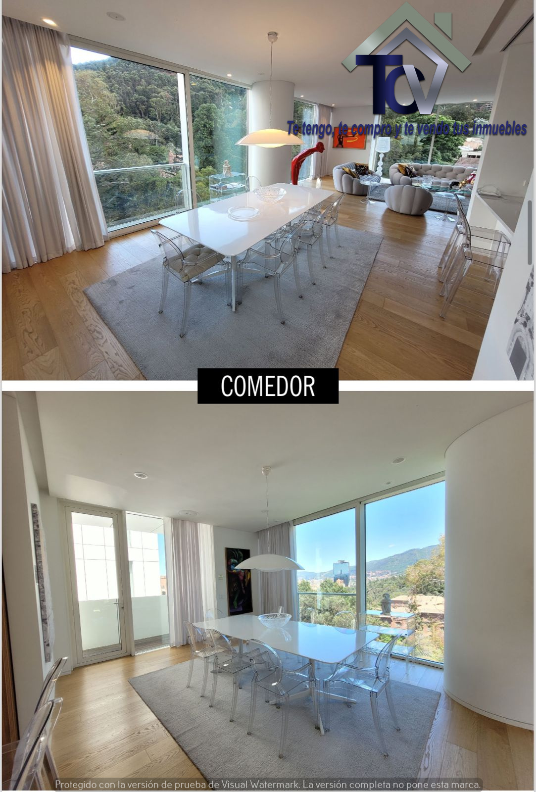 Apartamento de 4 alcobas en venta en Chicó Alto, Bogotá, 285 m² · foto 6 de 15