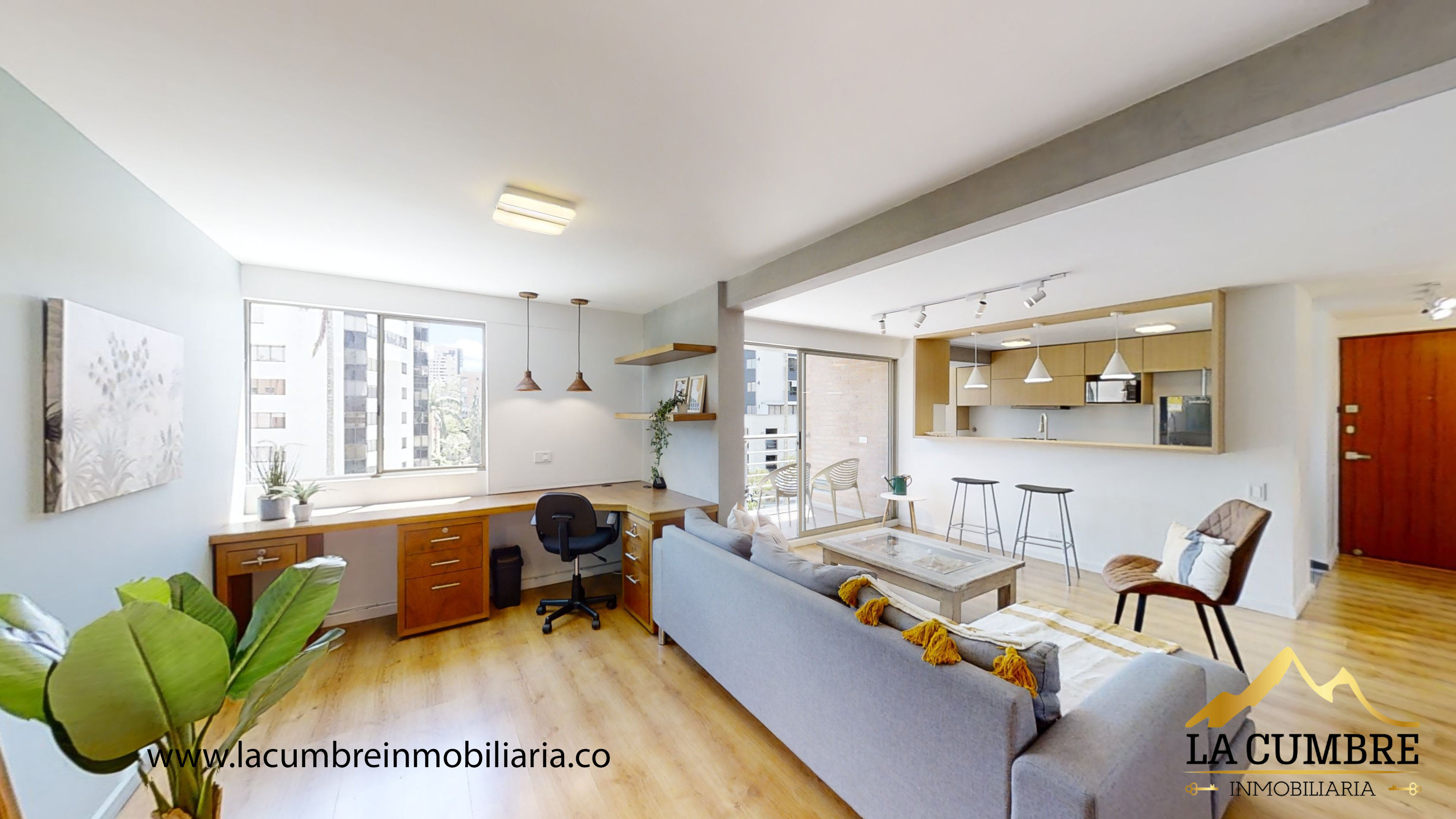 Apartamento de 3 alcobas en arriendo en Los Balsos, Medellín, 100 m² · foto 3 de 12