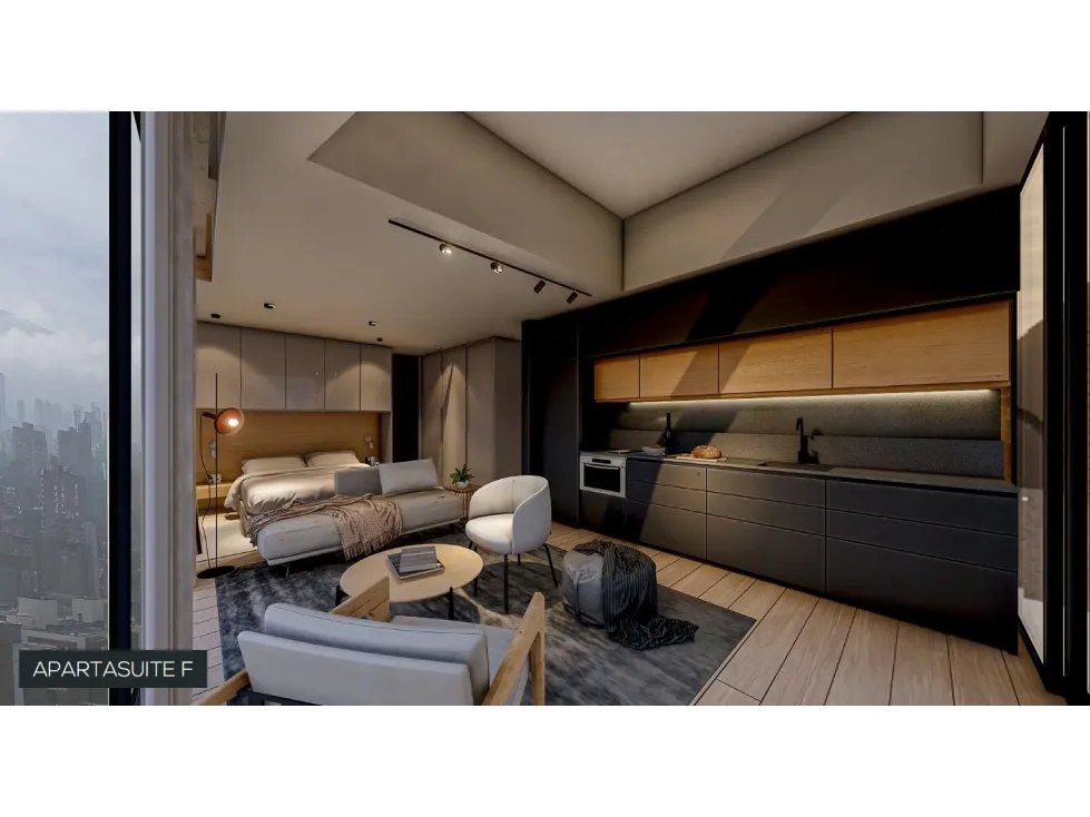 Apartaestudio en venta en Bosques De Zuñiga, Envigado, 46 m² · foto 3 de 6