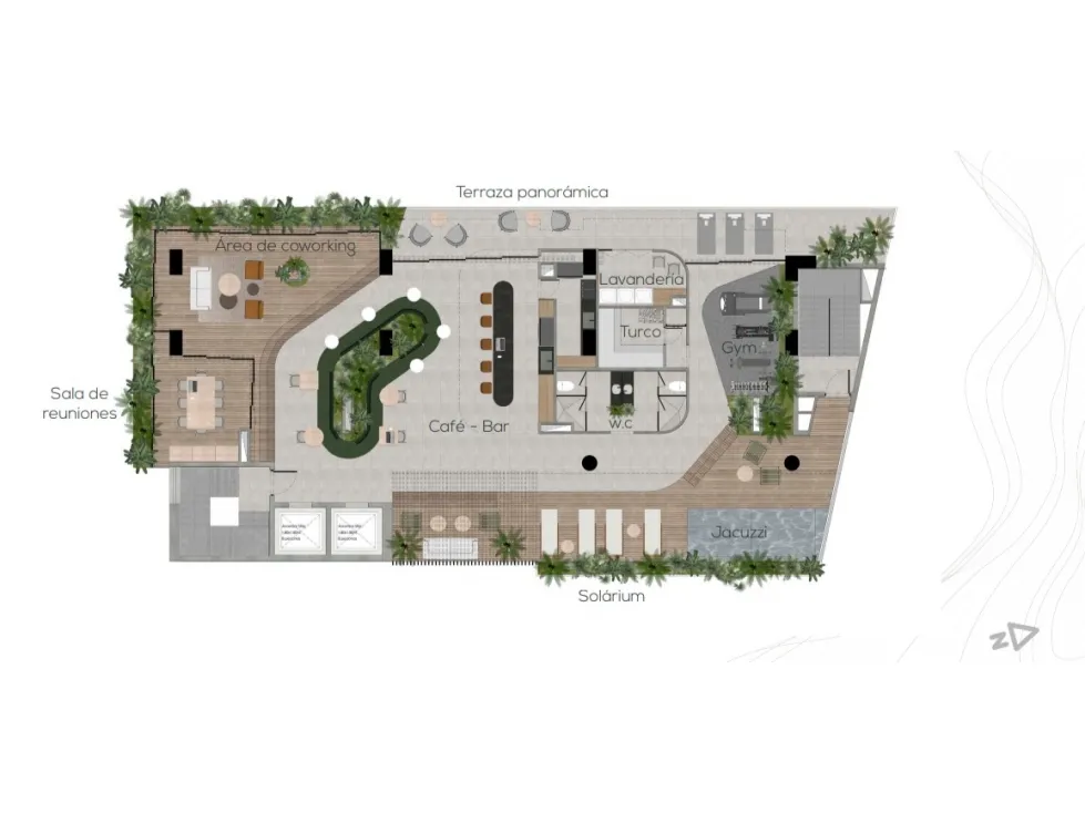 Apartaestudio en venta en Bosques De Zuñiga, Envigado, 46 m² · foto 4 de 6