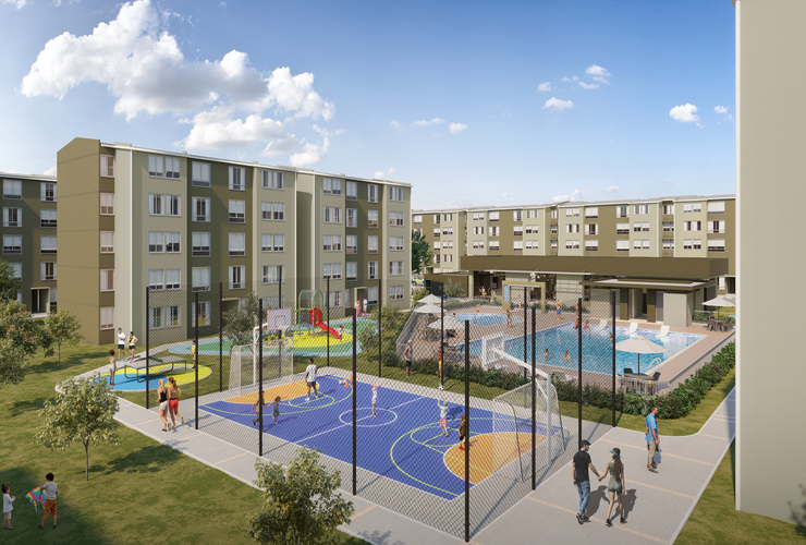 Apartamento de 2 alcobas en venta en Estadio, Soledad, 43 m² · foto 2 de 20