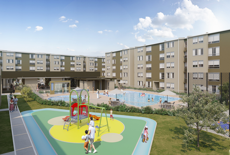 Apartamento de 2 alcobas en venta en Estadio, Soledad, 43 m² · foto 3 de 20