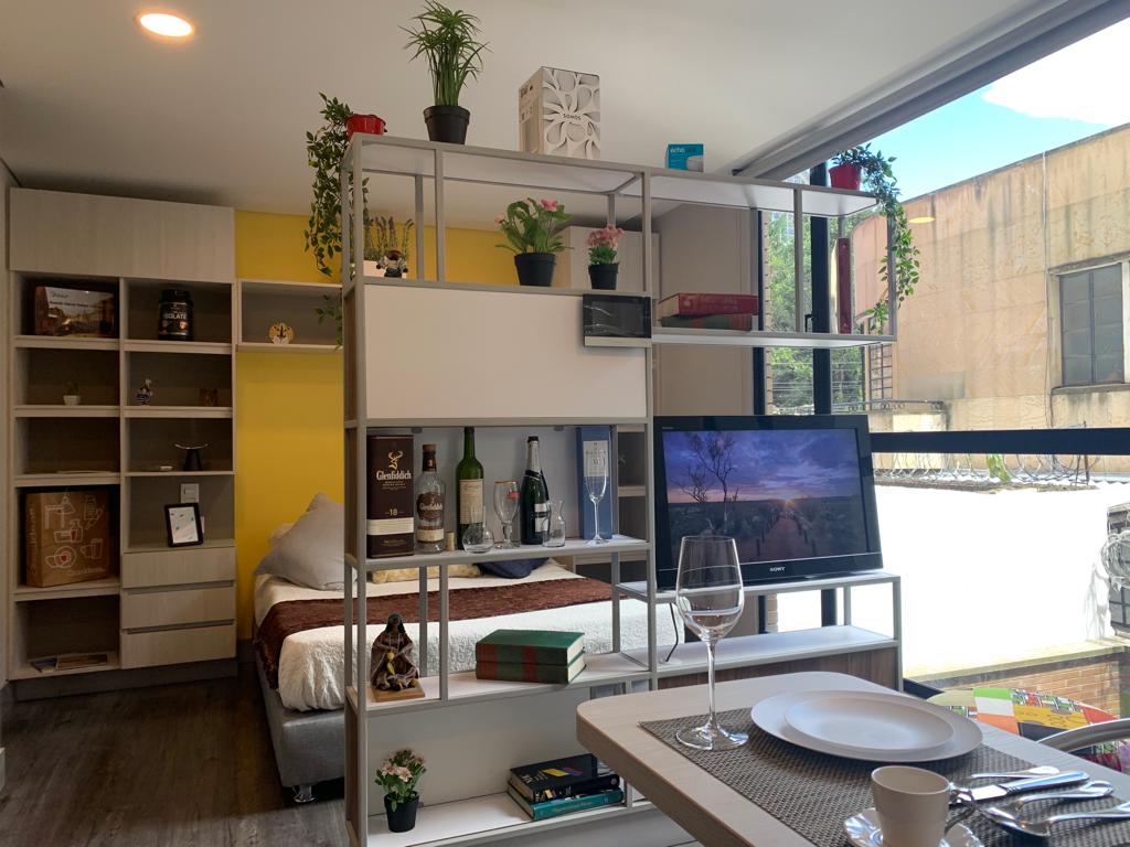 Apartaestudio en arriendo en La Salle, Bogotá, 23 m² · foto 3 de 8