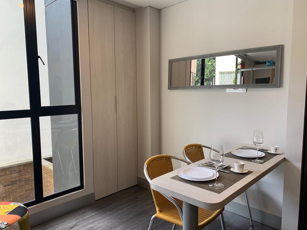 Apartaestudio en arriendo en La Salle, Bogotá, 23 m² · foto 5 de 8