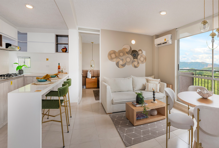 Apartamento de 2 alcobas en venta en Las Palmas, Ricaurte, 52 m² · foto 8 de 15