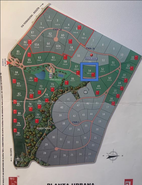 Lote en venta en Altos De Yerbabuena, Sopó, 3207 m² · foto 5 de 5
