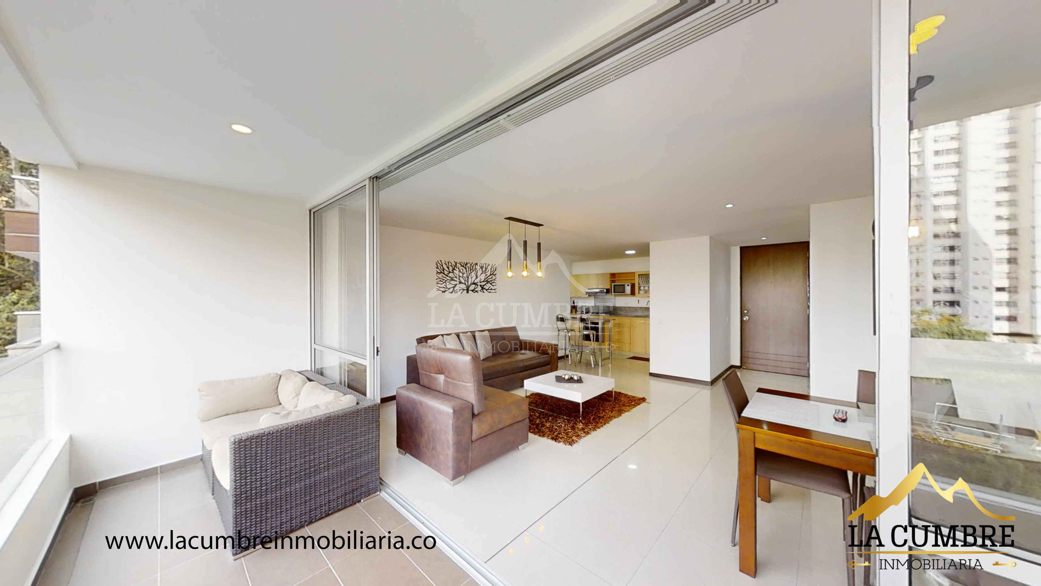 Apartamento de 2 alcobas en arriendo en Los Balsos, Medellín, 100 m² · foto 5 de 13