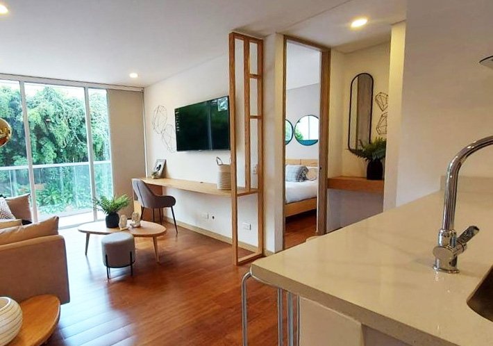 Apartamento de 2 alcobas en arriendo en El Diamante 2, Medellín, 72 m² · foto 4 de 15