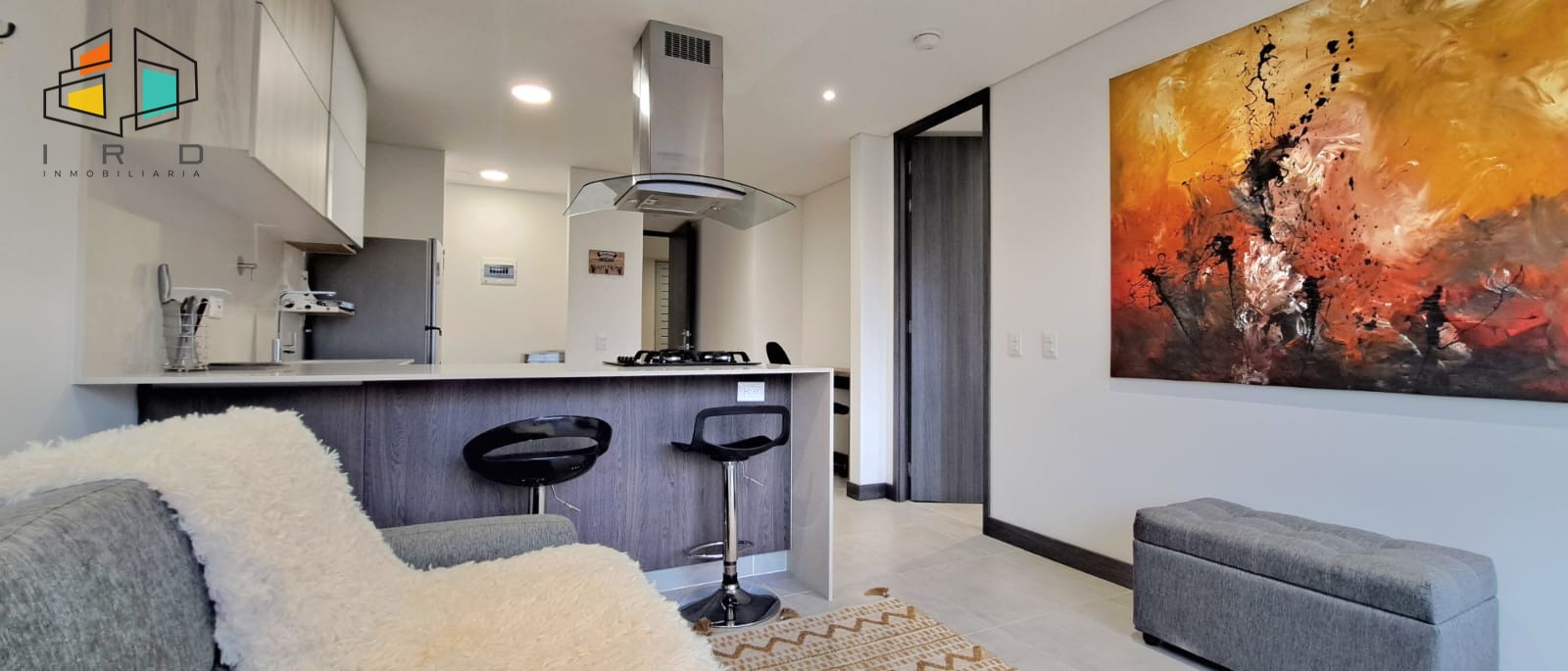 Apartamento de 1 alcoba en arriendo en Colombia, Medellín, 52 m² · foto 5 de 24