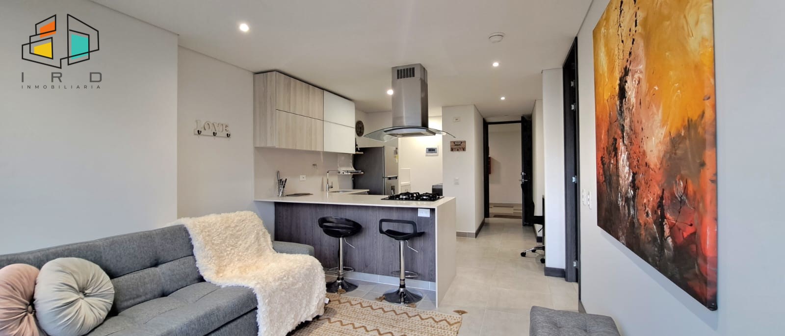 Apartamento de 1 alcoba en arriendo en Colombia, Medellín, 52 m² · foto 4 de 24