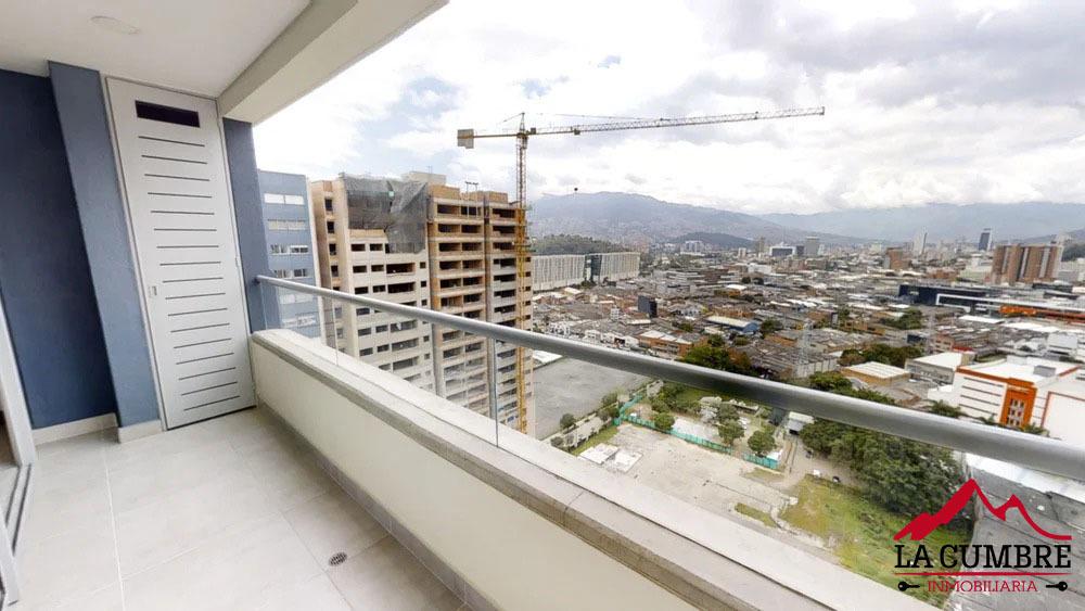 Apartamento de 2 alcobas en arriendo en Ciudad Del Río, Medellín, 78 m² · foto 3 de 8