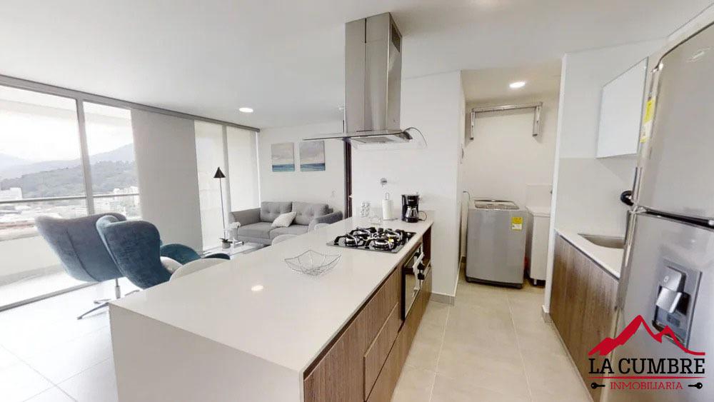 Apartamento de 2 alcobas en arriendo en Ciudad Del Río, Medellín, 78 m² · foto 5 de 8