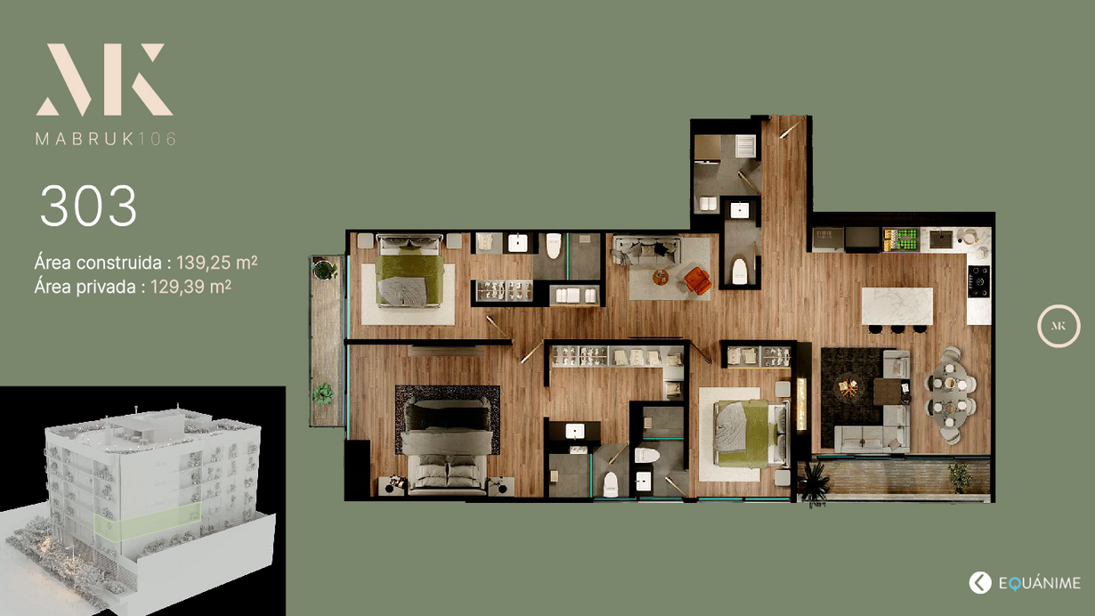 Apartamento de 2 alcobas en venta en Chicó Navarra, Bogotá, 94 m² · foto 10 de 21