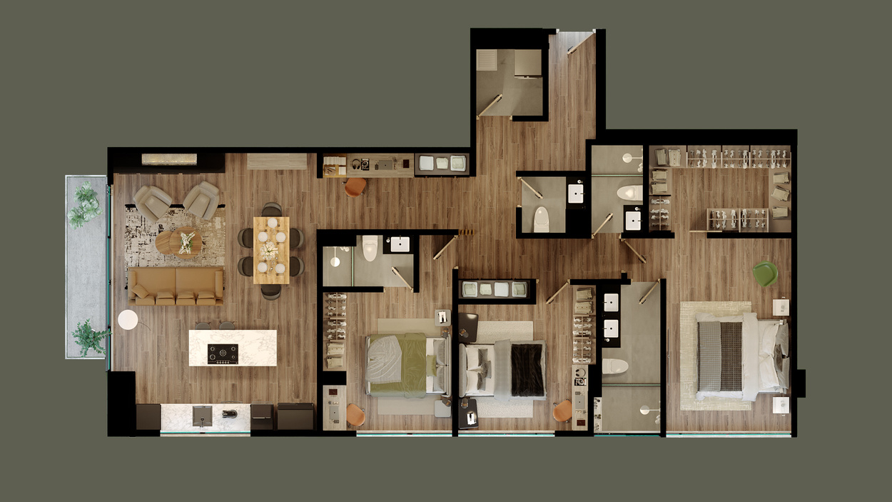 Apartamento de 2 alcobas en venta en Chicó Navarra, Bogotá, 94 m² · foto 11 de 21