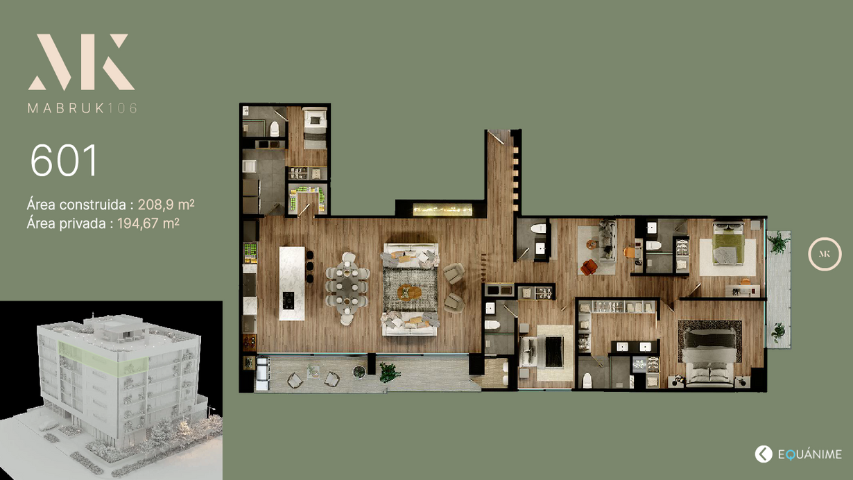Apartamento de 2 alcobas en venta en Chicó Navarra, Bogotá, 94 m² · foto 6 de 21