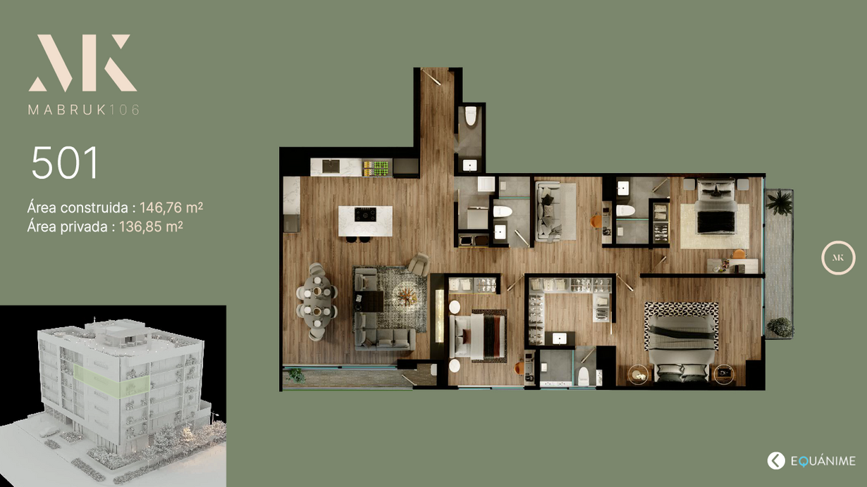 Apartamento de 2 alcobas en venta en Chicó Navarra, Bogotá, 94 m² · foto 8 de 21