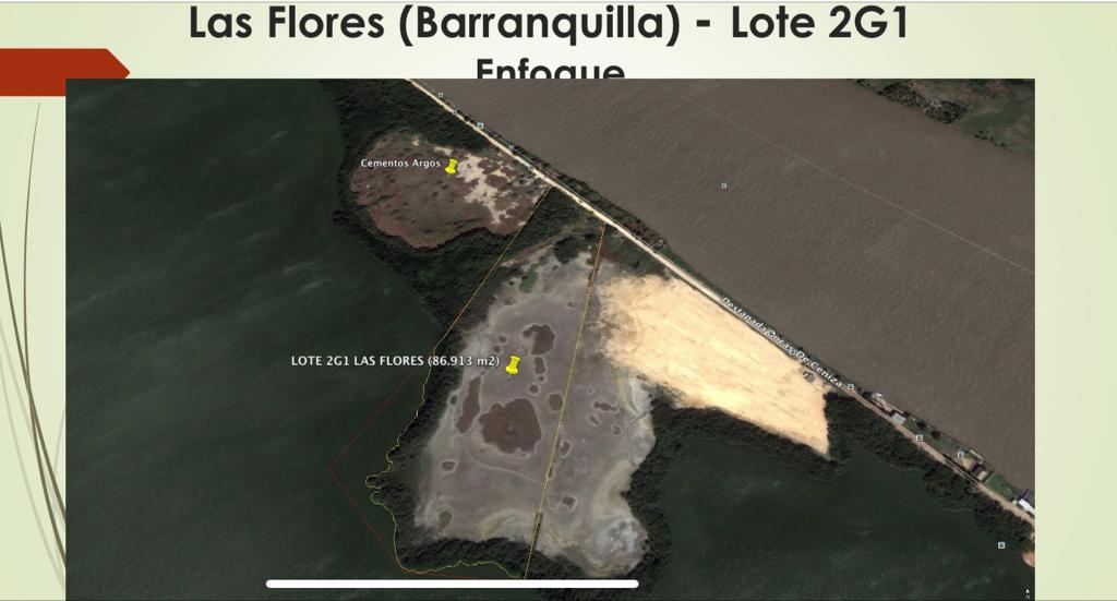 Lote en venta en Las Flores, Barranquilla, 86913 m² · foto 6 de 14