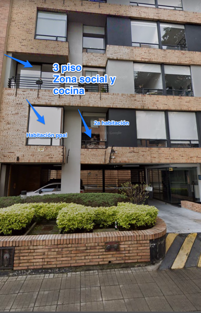 Apartamento de 2 alcobas en arriendo en El Virrey, Bogotá, 97 m² · foto 7 de 7