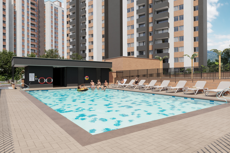 Apartamento de 2 alcobas en venta en Machado, Copacabana, 55 m² · foto 4 de 23