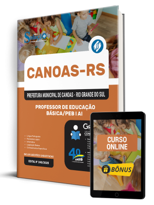 Apostila Prefeitura de Canoas-RS 2025 - Professor de Educação Básica/PEB I AI