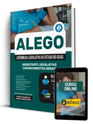 Apostila ALEGO 2025 - Assistente Legislativo - Conhecimentos Gerais